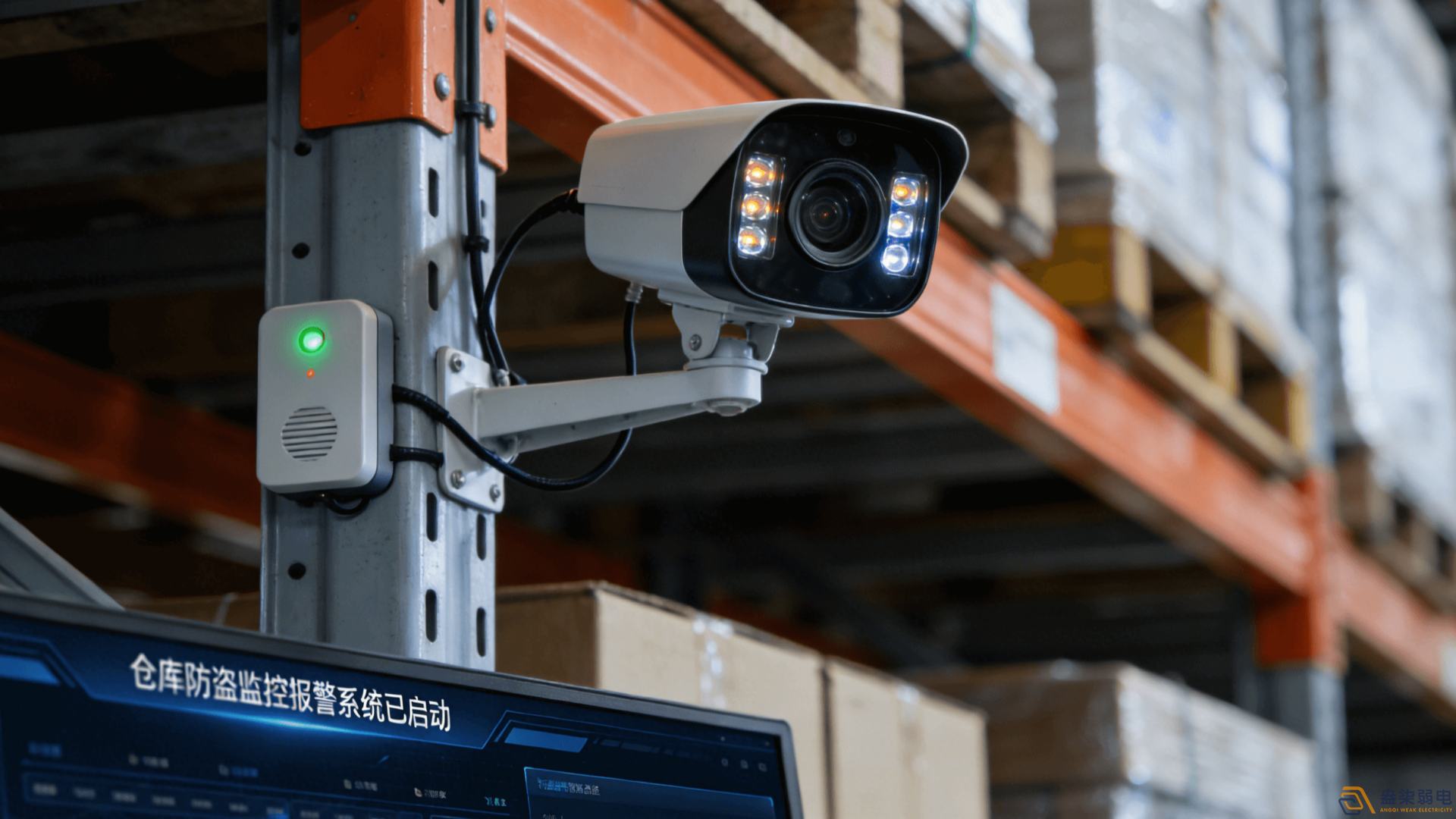 倉庫防盜監(jiān)控報警一體解決方案
