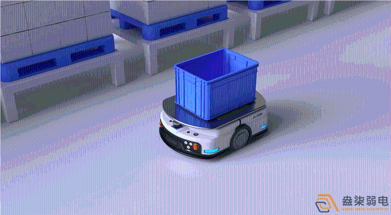 潛伏機(jī)器人頂升60公分，全廠任意穿梭