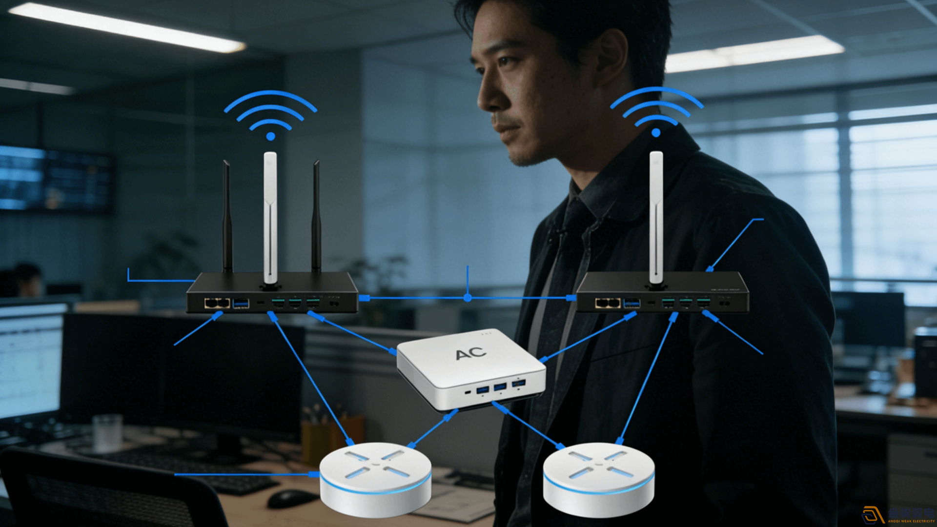 企業(yè)AC+瘦AP組網(wǎng)方案說明